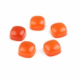 Calidad AAA+ Natural Fanta Chalcedony Cabujón Calibrado de 10mm con Base Plana Tipo Cojín, Gema Suelta para Fabricación de Joyas, Suministro al por Mayor - Product Image 1