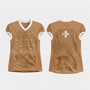 Nouveau Matériau d'Impression par Transfert Thermique 100% Polyester Maillot de Football Américain pour Hommes Col en V par RIVIAN ATLANTICIC - Product Image 1