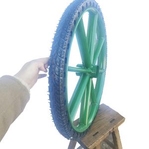 Nuevo y Popular Neumático de <span class=keywords><strong>Bicicleta</strong></span> de 26 Pulgadas con Llanta de Acero y Ruedas Neumáticas de Goma para Carretas de Caballos - Product Image 4