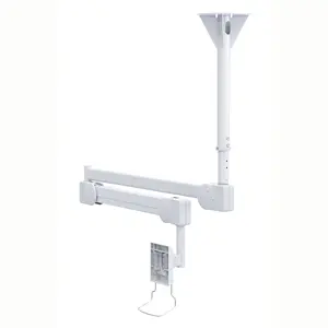 High Quality New product hospital LCD TV monitor arm mount with ceiling mount load 4 kgs standard vesa 75&100mm
