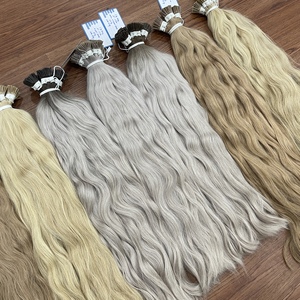 ผมต่อแบบ I-Tip เกรดพรีเมียม เคลือบเคราติน สีพีอาโน และสีผสม  ผมแท้เวียดนาม - Product Image 4