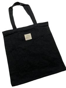 Customizable 8 oz Bleached <b>White</b> Cotton <b>Tote</b> <b>Bag</b> Eco-Friendly Self-Handle Shopping <b>Bags</b> with Letter Pattern Custom Logo - Product Image 5