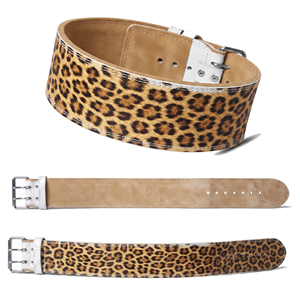 Ceinture de musculation en cuir 13 mm pour levage lourd, sublimation léopard, ceinture de force unisexe pour gym - Product Image 1