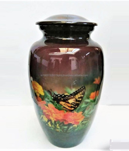 Wholesale Custom Design Aluminium Cremation Urn <b>for</b> Human & Pets <b>Ashes</b> Metal 10" Cremation urns Supplier & <b>Keepsake</b> Urns - Product Image 3