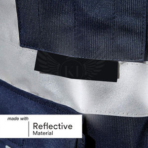 Veste de sécurité de chantier extérieure coupe-vent avec logo personnalisé, haute visibilité, réfléchissante, uniforme d'équipe, protection de sécurité - Product Image 6