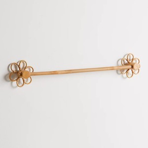 Colgador de toallas de ratán hecho a mano, soporte para anillos de bufanda, accesorio de baño al por mayor - Product Image 5