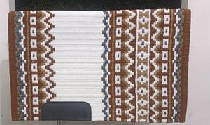 Manta y Almohadilla para Silla de Montar Western Horse Ranch - Material de Lana, Todos los Tamaños Estándar (Personalizable) - Product Image 1