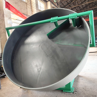 Granulateur à disques pour divers engrais, NPK, organiques, composés / Machine de granulation à tambour humide pour la production de différents engrais