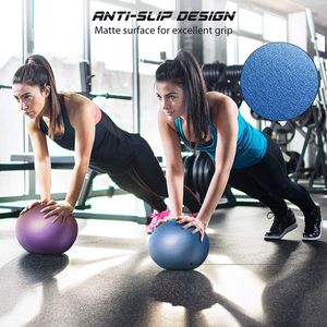 Ballon de yoga anti-éclatement de 9 pouces pour l'entraînement de stabilité et l'exercice en salle de sport, avec caractéristiques antidérapantes, idéal pour la barre et le Pilates - Product Image 2