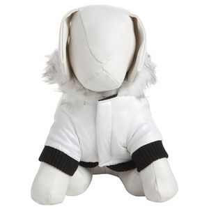 Cappotto Parka Elegante per Animali Domestici Aspen Winter White, Abbigliamento Alla Moda per Animali - Product Image 5