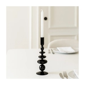 Candelero Decorativo de Estilo Antiguo Negro, Diseño Moderno y Duradero para Decoración del Hogar - Product Image 6