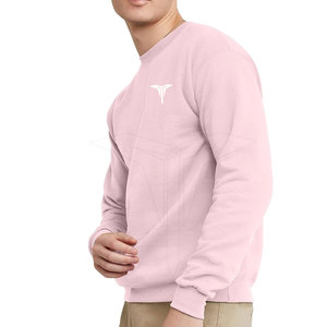 Nouveau design 2026 – Sweat-shirt homme en molleton 100 % coton, coupe classique, col rond, couleur unie, écoresponsable, style streetwear - Product Image 3