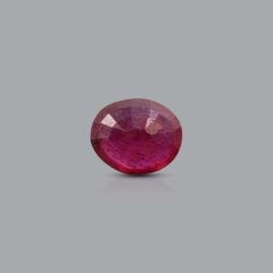 3.6 Carat Premium Ruby Loose Gemstone 8x10mm Emerald Cut for Fine Jewelry - Product Image 2