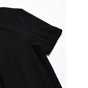 Camiseta Polo Negra de Manga Corta para Hombre, Mezcla de Algodón, Textura Suave, Proveedor de Exportación al por Mayor - Product Image 2