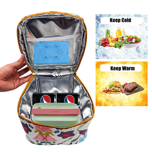 Wholesale Portable Thermal Insulated Lunch Box Tote <b>Cooler</b> Bag Convenient Women's Food Handbag Wholesale <b>Cooler</b> Bag - Product Image 4