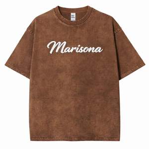 T-shirt vintage surdimensionné de qualité supérieure, effet délavé |   Coton biologique 100% pré-rétréci |   T-shirt streetwear personnalisé pour les marques de vêtements de marque privée - Product Image 3