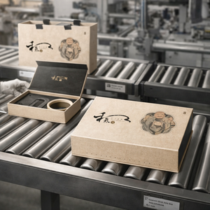 Boîte rigide magnétique de style livre personnalisée avec insert en EVA |   Emballage cadeau de luxe OEM pour le thé, les produits de bien-être et les coffrets d'entreprise - Product Image 3