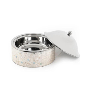 Olla de Metal para Servir Alimentos con Tapa, Aislada para Mantener la Temperatura, Ideal para Hogar, Bodas, Catering y Hoteles - Product Image 3