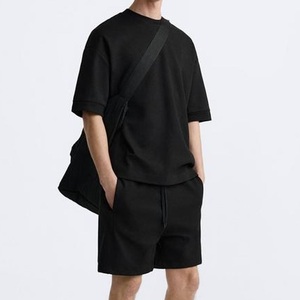 OEM Hot Sale Product New Arrival Men Summer Short Sleeve T-Shirts & Shorts <b>Twins</b> <b>Set</b> Breathable Oversize Men <b>Twin</b> <b>Set</b> for Adults - Product Image 4