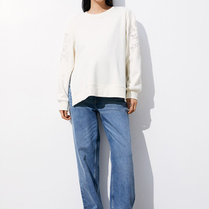 Nouveau modèle 2026 – Sweat-shirts pour femmes à col ras du cou, haute visibilité, personnalisables, style vintage, vente en gros - Product Image 3