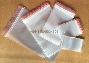 Bolsas de plástico transparentes con cierre zip, impresas con grabado personalizado, a prueba de humedad, para almacenamiento, con cierre hermético. - Product Image 3