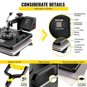 Kit Macchina da Taglio Plotter per Vinile 6-in-1 Automatica da 14 Pollici con Pressa a Caldo 110V, Nuova Condizione per T-shirt, Cappellini e Altro, con Nucleo Meccanico - Product Image 6