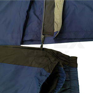 Nouvel ensemble de survêtement d'hiver pour homme, coupe-vent personnalisé avec logo sur le devant, imperméable, léger, en polyester et coton, pour activités de plein air - Product Image 4