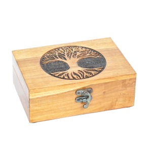 Boîte en bois gravée au laser personnalisée professionnelle, boîte à bijoux gravée au laser, boîte de rangement, vente en gros, étui d'entreprise - Product Image 2