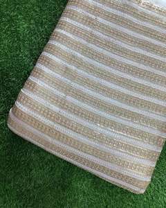 Coding embroidery fabric sequin fabric lace fabric organza fabric for designer abaya kaftan couture wholesale export buyer trade - Product Image 6