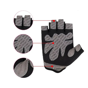 Factory Wholesale Adjustable Half Finger Workout <b>Gloves</b> Best <b>Fitness</b> <b>Gloves</b> for Weight Lifting for Gym Use at Low Cost - Product Image 2