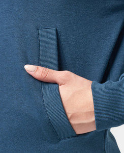 Conjunto de sudadera con capucha de algodón con cremallera 1/4 para mujer - Product Image 3