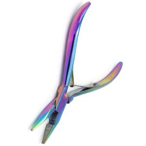 Alicates multicolores profesionales para extensiones de cabello Herramientas de lujo de arcoíris de la mejor calidad - Product Image 5