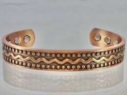 Bracelet manchette en cuivre massif forgé à la main, style vintage rustique tribal ethnique, bijoux de créateur - Product Image 2