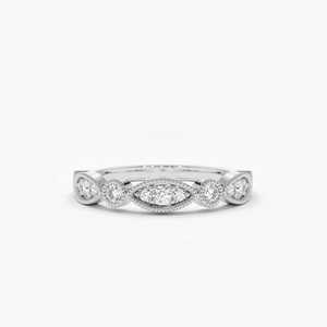 Anillo de Compromiso de Lujo Estilo Vintage con Moissanita, Plata de Ley 925, Chapado en Oro de 14k, Joyería Perfecta para Fiestas - Product Image 3