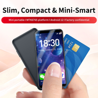 Smartphone sans caméra, mini téléphone portable Android 4 pouces sans caméra, 6+128 Go, double carte SIM, processeur MTK Octa Core, charge rapide