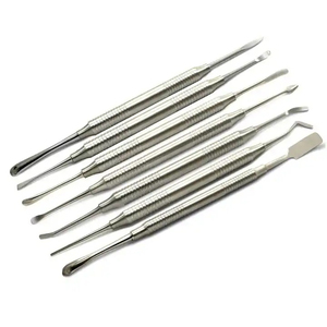 Kit d'instruments de micro-chirurgie orale réutilisable en acier inoxydable, ensemble d'instruments chirurgicaux dentaires incluant un miroir dentaire et un instrument périostal - Product Image 3