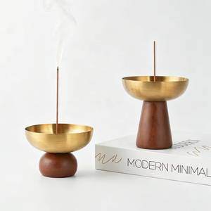 Brûleur d'encens conique moderne en acier inoxydable durable avec bassin perforé pour charbon et oud - Product Image 3