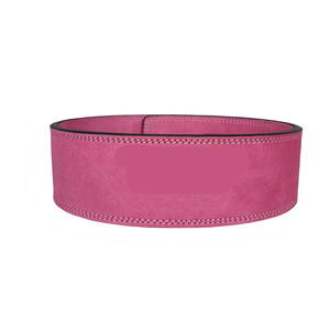 Ceinture de Soutien Lombaire Unisexe Ajustable en Cuir Rose pour Haltérophilie avec Fermeture à Boucle – Protection Professionnelle Haute Durabilité - Product Image 2