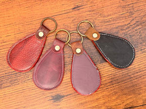 Llaveros de cuero de vaca genuina de alta calidad personalizados de Venta caliente regalos promocionales de cuero occidental llaveros de lujo de sublimación - Product Image 4