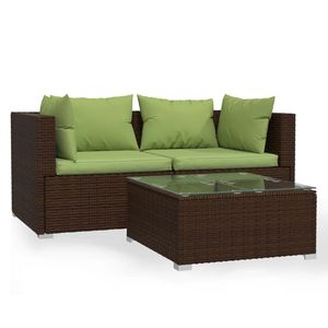 Conjunto de Muebles de Jardín Color Marrón - Product Image 2