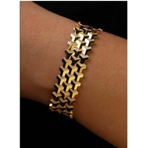 Pulsera de Plata de Ley 925 con Diamantes de Moissanita, Joyería de Lujo Unisex para Hombres y Mujeres, para Fiestas y Estilo Moderno - Product Image 1