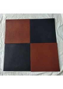 Baldosas de caucho antideslizantes para gimnasio de 10 mm, 500 mm x 500 mm - Product Image 4