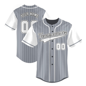 Maillot de baseball d'entraînement personnalisé avec logo, manches courtes, coupe confortable, tenue de club, service OEM en gros, uniforme d'équipe de baseball - Product Image 1