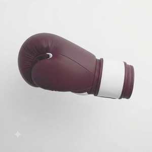 Gants de boxe en cuir de vachette bordeaux, durables, pour l'entraînement et le sparring, fermeture à scratch sécurisée, sur mesure - Product Image 5
