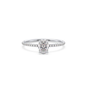 REYES Custom IGI Certificate HTHP CVD Lab Grown Diamond Engagement Rings Solid 14K Gold Wedding Gift Fine Jewelry For Women - Product Image 2