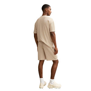 Conjunto de Camiseta y Pantalones Cortos para Hombre con Logotipo Personalizado, Ropa Deportiva de Verano, 100% Algodón Transpirable, Estilo Urbano - Product Image 3