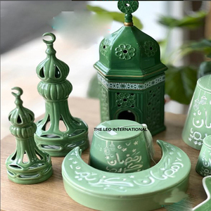 Wholesale Home Decorative Luxury White Minimalist Nordic <b>Desk</b> Top Use <b>Set</b> of 3 Arabic Art Muslim Gifting Purpose - Product Image 3