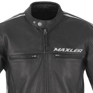 Chaqueta de Motociclista de Cuero Unisex de Alta Calidad, con Protección Completa y Armadura CE, Talla Grande, Cuero Vacuno, con Marca Personalizada - Product Image 4