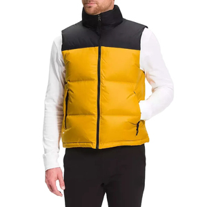 Quilted Puffer Vest Men Casual Sleeveless Jacket Lightweight <b>Padded</b> Gilet Stand Collar Windproof Warm Waistcoat for Daily Use - Product Image 3