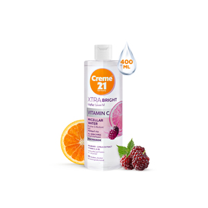 Agua Micelar Creme 21 Xtra Bright 400ml, Desmaquillante Suave, Agua Limpiadora para el Cuidado Facial - Product Image 1